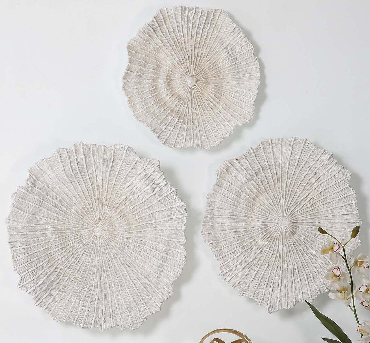 Oceans Coral Wall Art - Set of 3