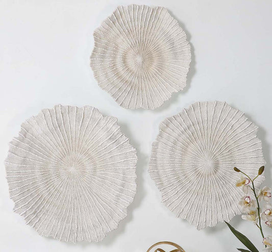 Oceans Coral Wall Art - Set of 3