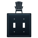 Adirondack Chair Double Switch Cover - OUT OF STOCK UNTIL 07/18/2026