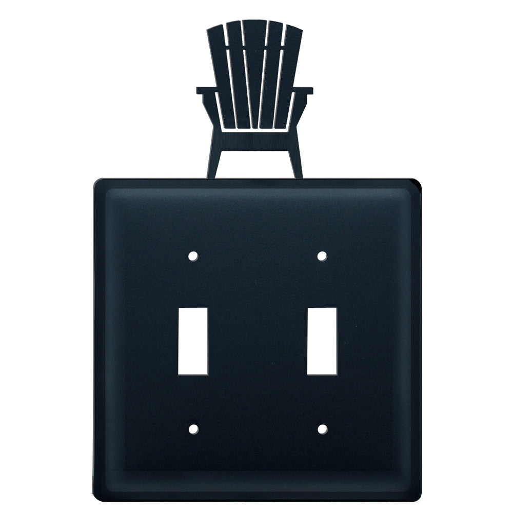 Adirondack Chair Double Switch Cover - OUT OF STOCK UNTIL 07/18/2026