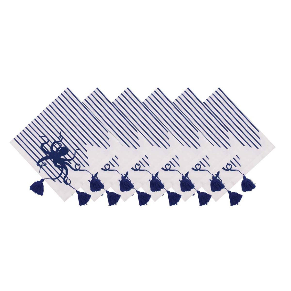 Tassel Tentacles Napkins - Set of 6