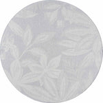 Fiji Flowers Gray Rug - 5 Ft. Round
