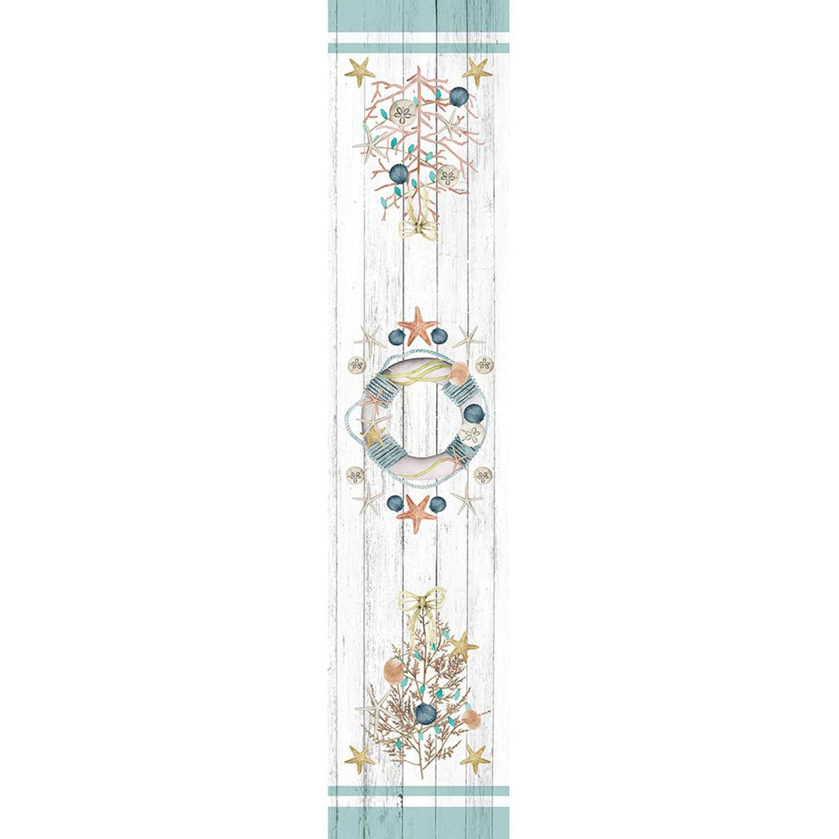 Nautical Christmas Table Runner - 72 Inch
