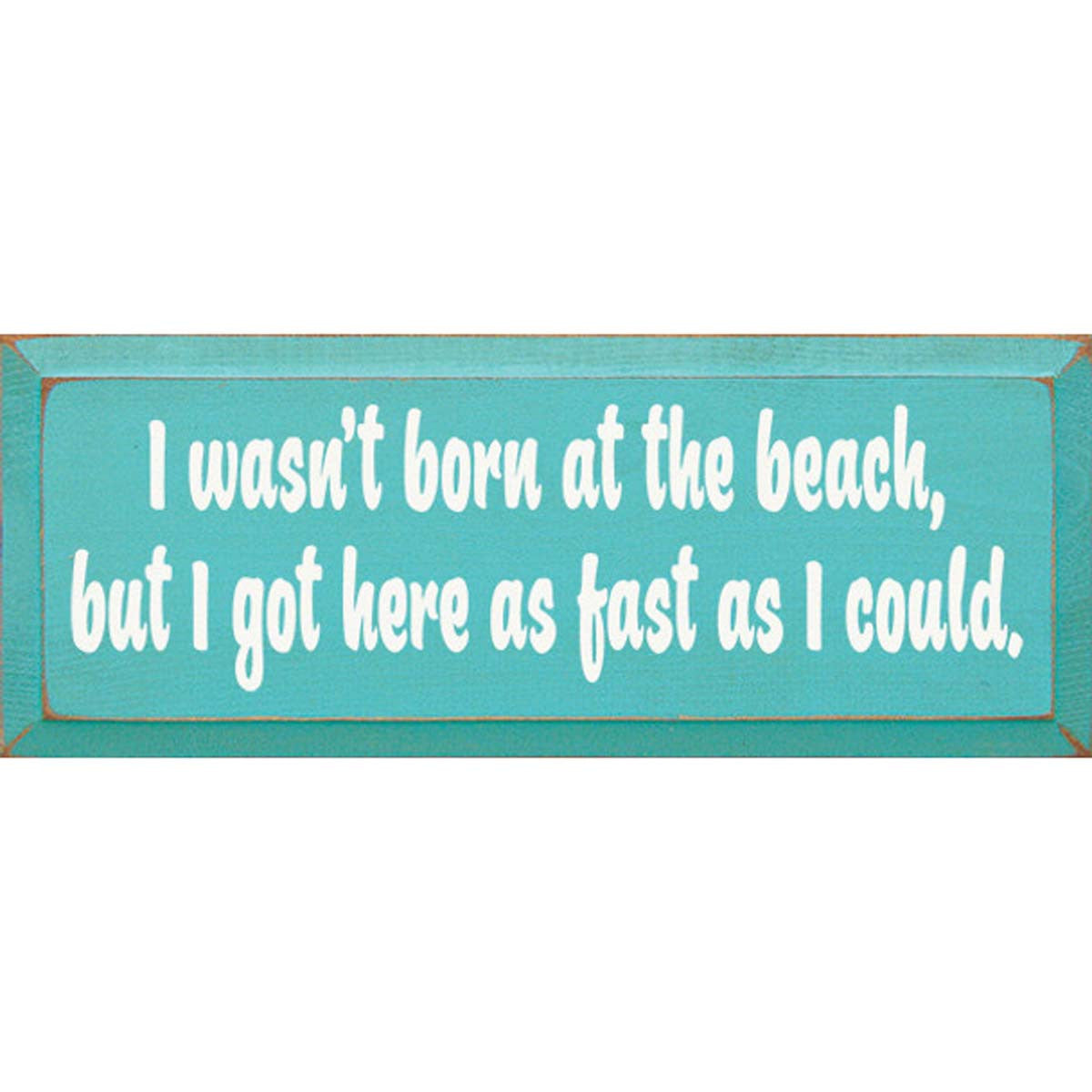 Born At The Beach Wall Art