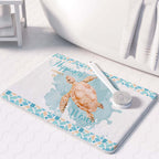 Turtle Happiness Bath Rug