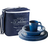 Blue Seas 24 Pc. Tableware Set with Basket - OUT OF STOCK UNTIL 10/02/2026