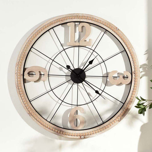 Rustic Charm Wall Clock