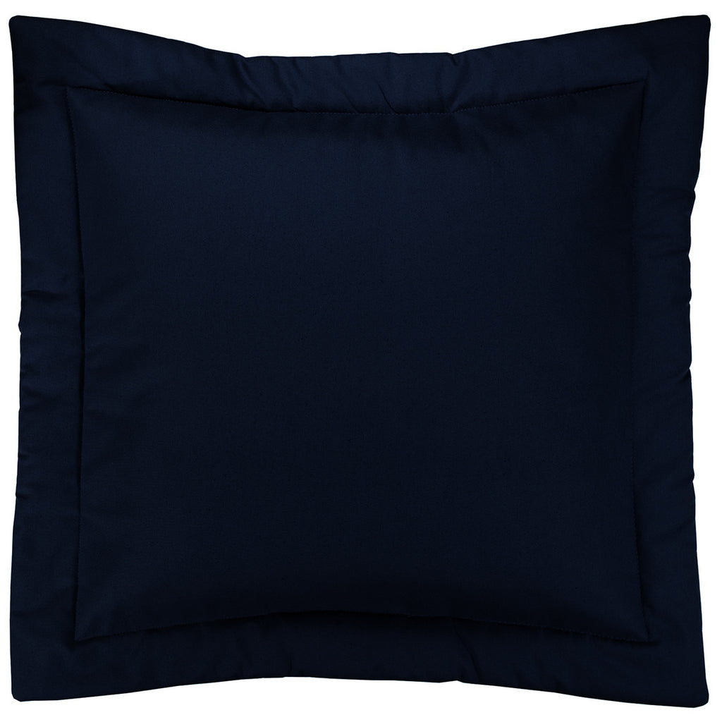 Cape Regatta Solid Navy Euro Sham