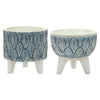 Leafy Elevated Planters - Set of 2
