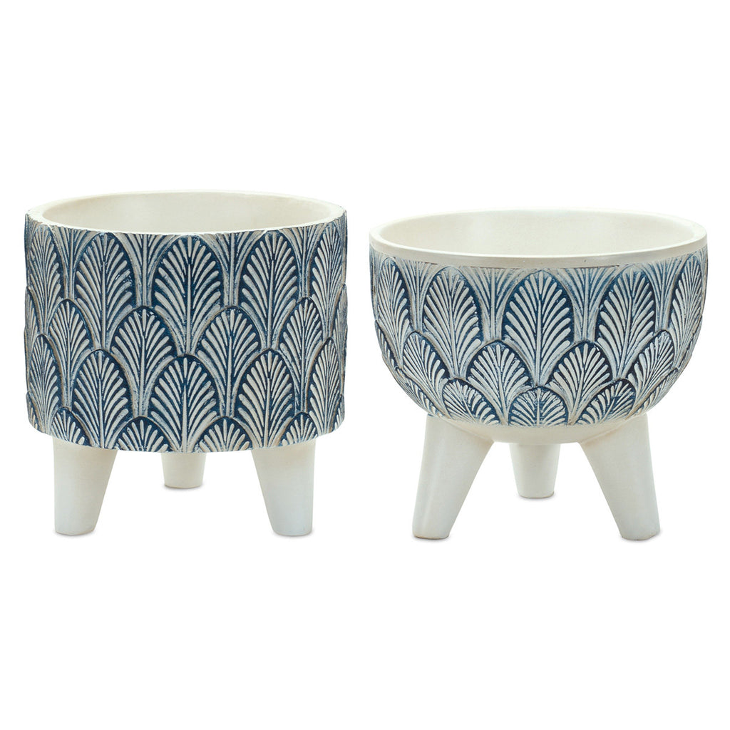 Leafy Elevated Planters - Set of 2