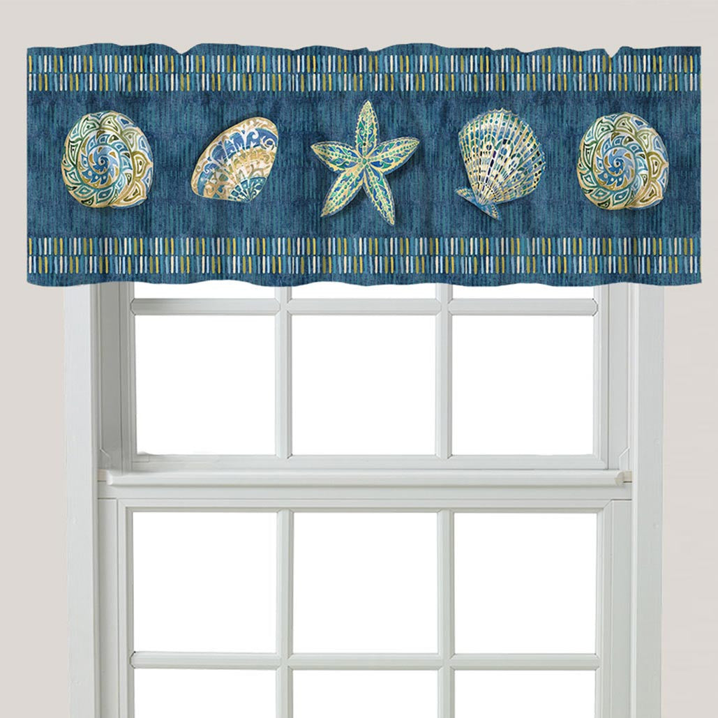Decorative Shells Valance - OUT OF STOCK UNTIL 10/21/2026