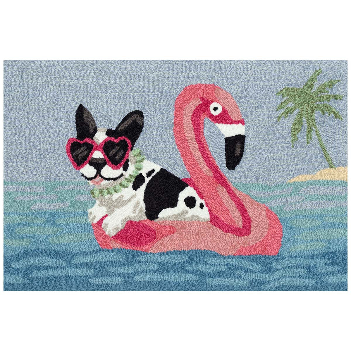 Flamingo Friend Floor Mat - 20 x 30