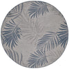 Cool Fronds Indoor/Outdoor Rug - 8 Ft. Round - OUT OF STOCK UNTIL 09/04/2026