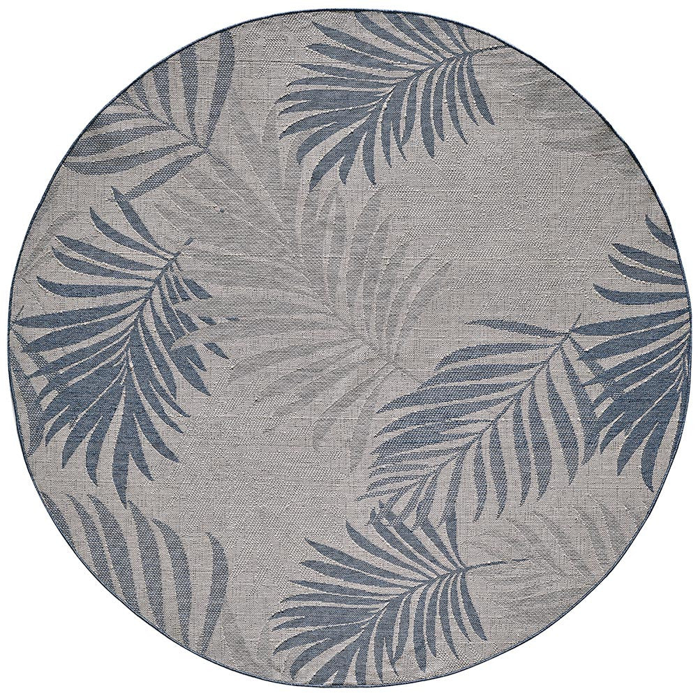 Cool Fronds Indoor/Outdoor Rug - 8 Ft. Round - OUT OF STOCK UNTIL 09/04/2026