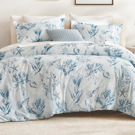 Azure Reef Duvet Set - King