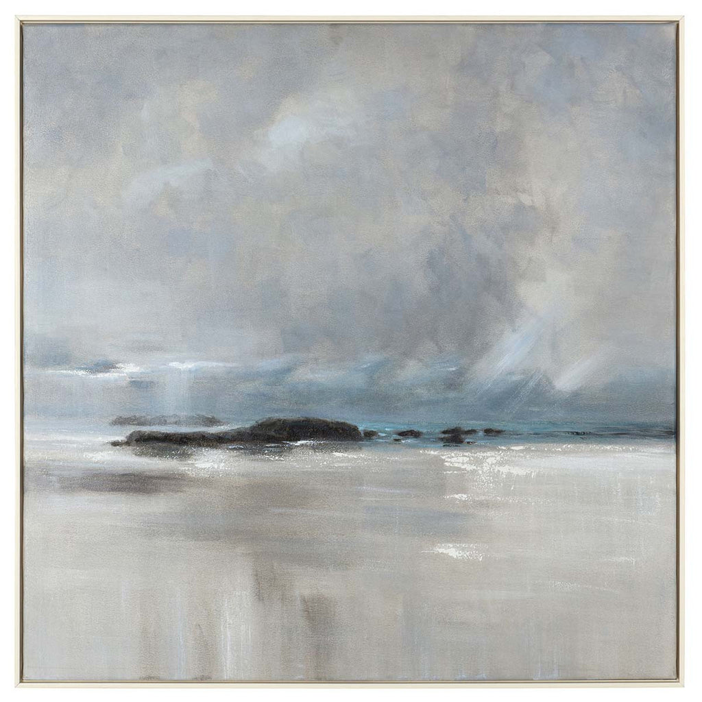 Hazy Coastal Canvas Wall Art