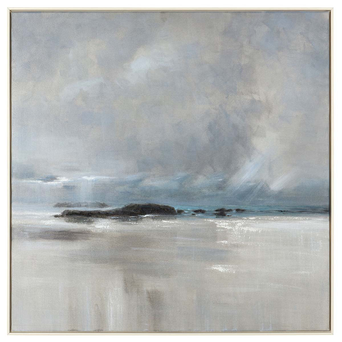 Hazy Coastal Canvas Wall Art
