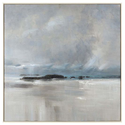 Hazy Coastal Canvas Wall Art
