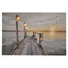 Sunset By The Sea Light Up Wall Art