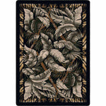 Tropical Bounty Black & Sage Rug - 4 x 5