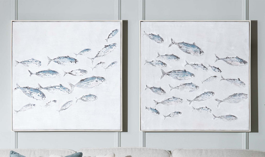 Schooling Tuna Wall Art