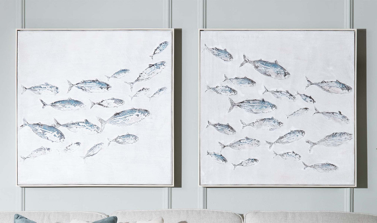 Schooling Tuna Wall Art