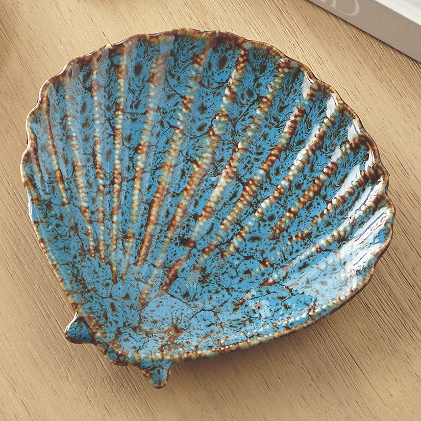 Ceramic Scallop Shell Plate