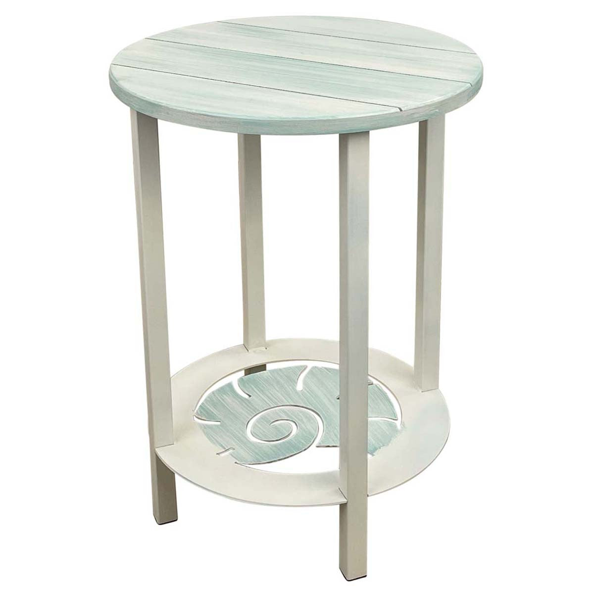 Coastal Shellin' Snail End Table