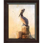 Pelican Perch Personalized Framed Print