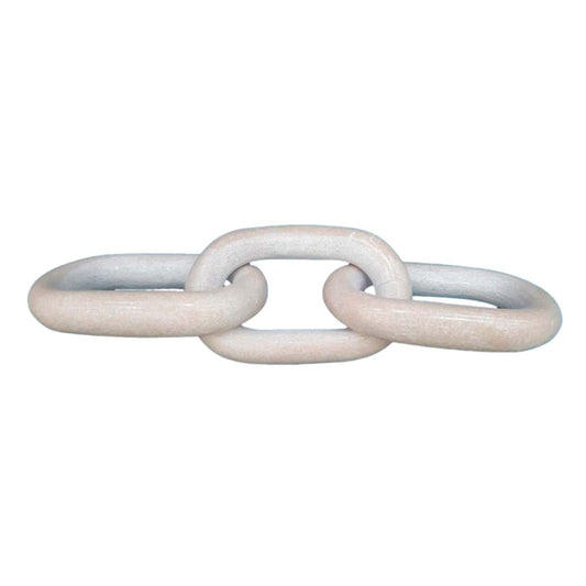 Marble Oval Chain Trio - Pink