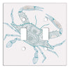 Indigenous Crab Art Double Switch Plate