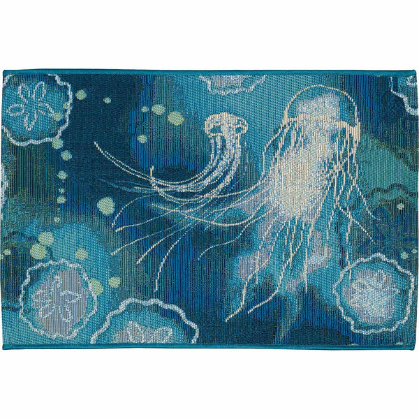 Jellyfish Swirl Rug - 2 x 3