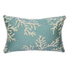 Coral Crossings Indoor/Outdoor Pillow - Turquoise