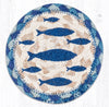 School of Fish Braided Coasters - Set of 6