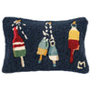Colorful Buoys Hooked Pillow 12 x 18