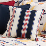 Cape Regatta Stripe Square Pillow