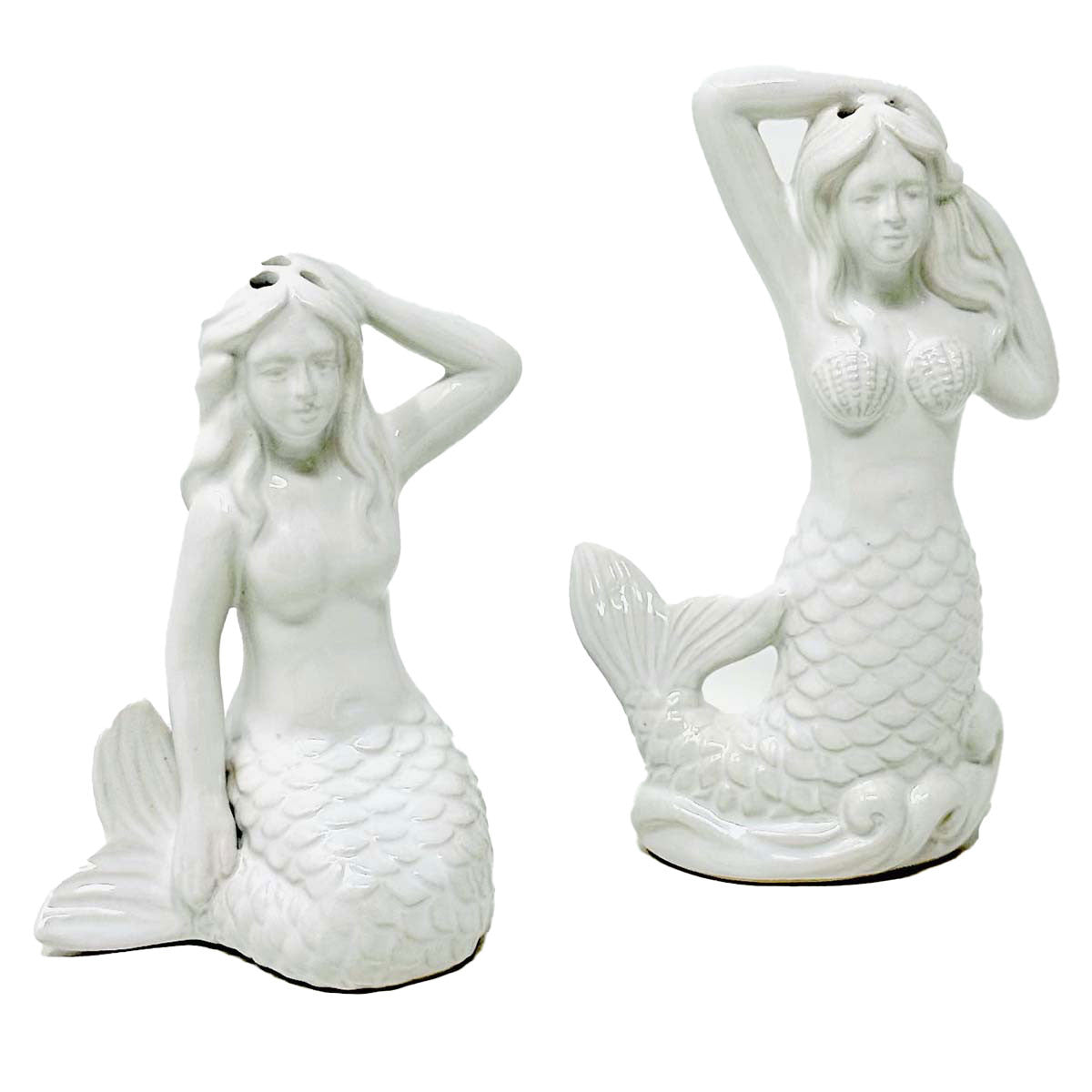 Marine Mermaid Salt & Pepper Shakers - Set of 2