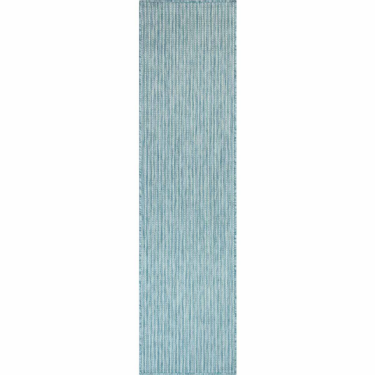 Ocean Surf Aqua Indoor/Outdoor Rug - 2 x 8