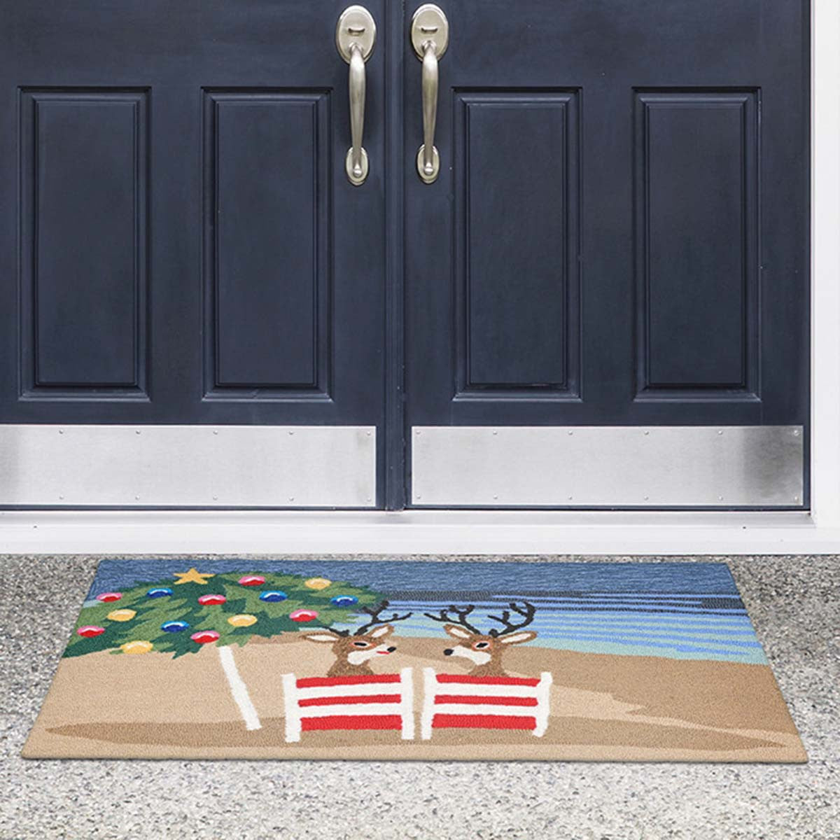 Reindeer Coastal Retreat Indoor/Outdoor Rug - 2 x 3