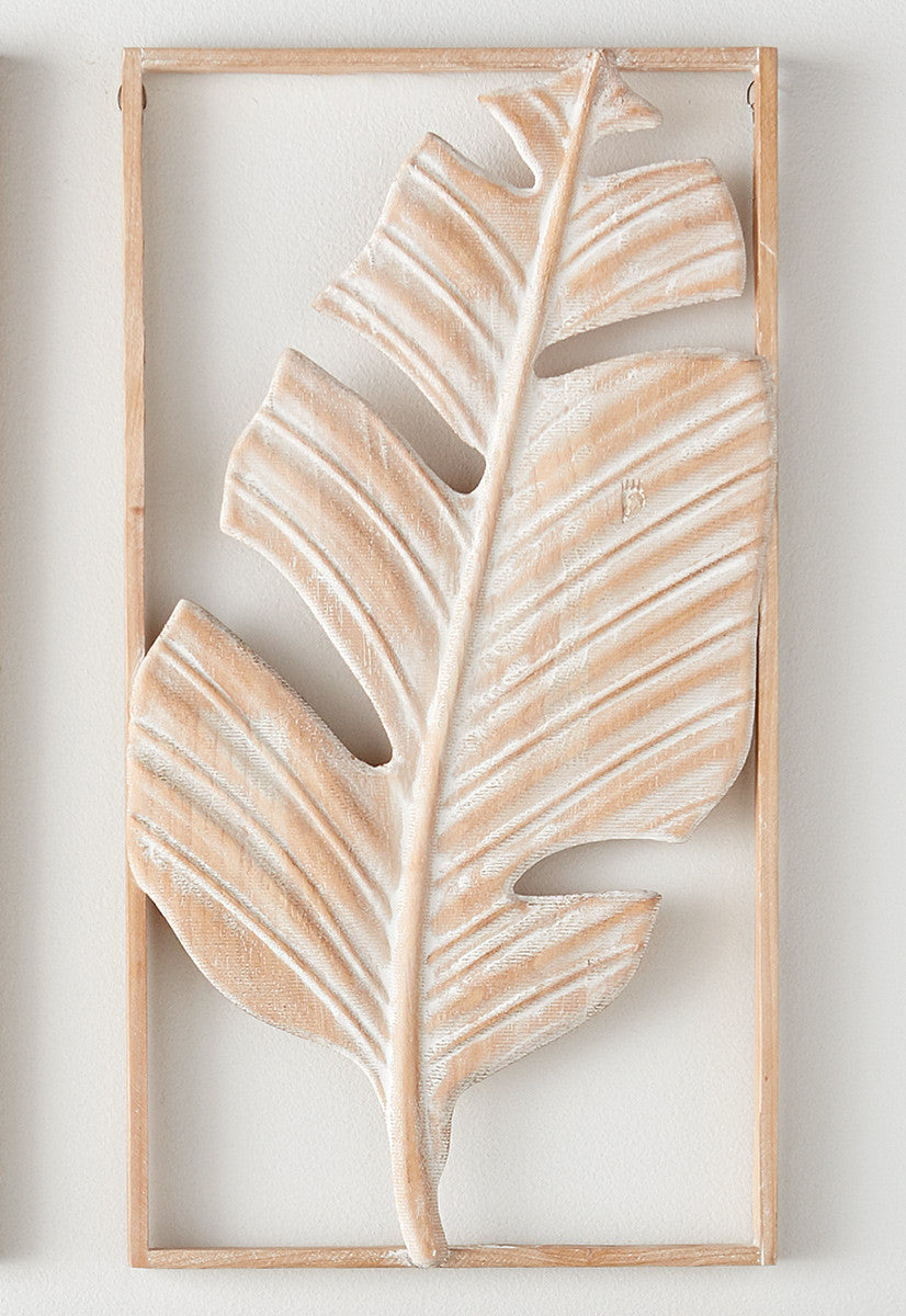 Sunbleached Palms Split Leaf Wall Hanging - CLEARANCE