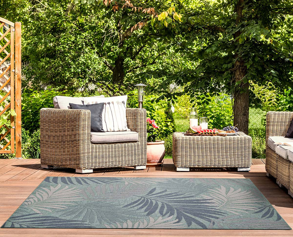 Caribbean Fronds Indoor/Outdoor Rug - 3 x 5