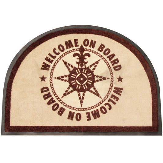 Welcome on Board Mat - Brown - OUT OF STOCK UNTIL 08/21/2026