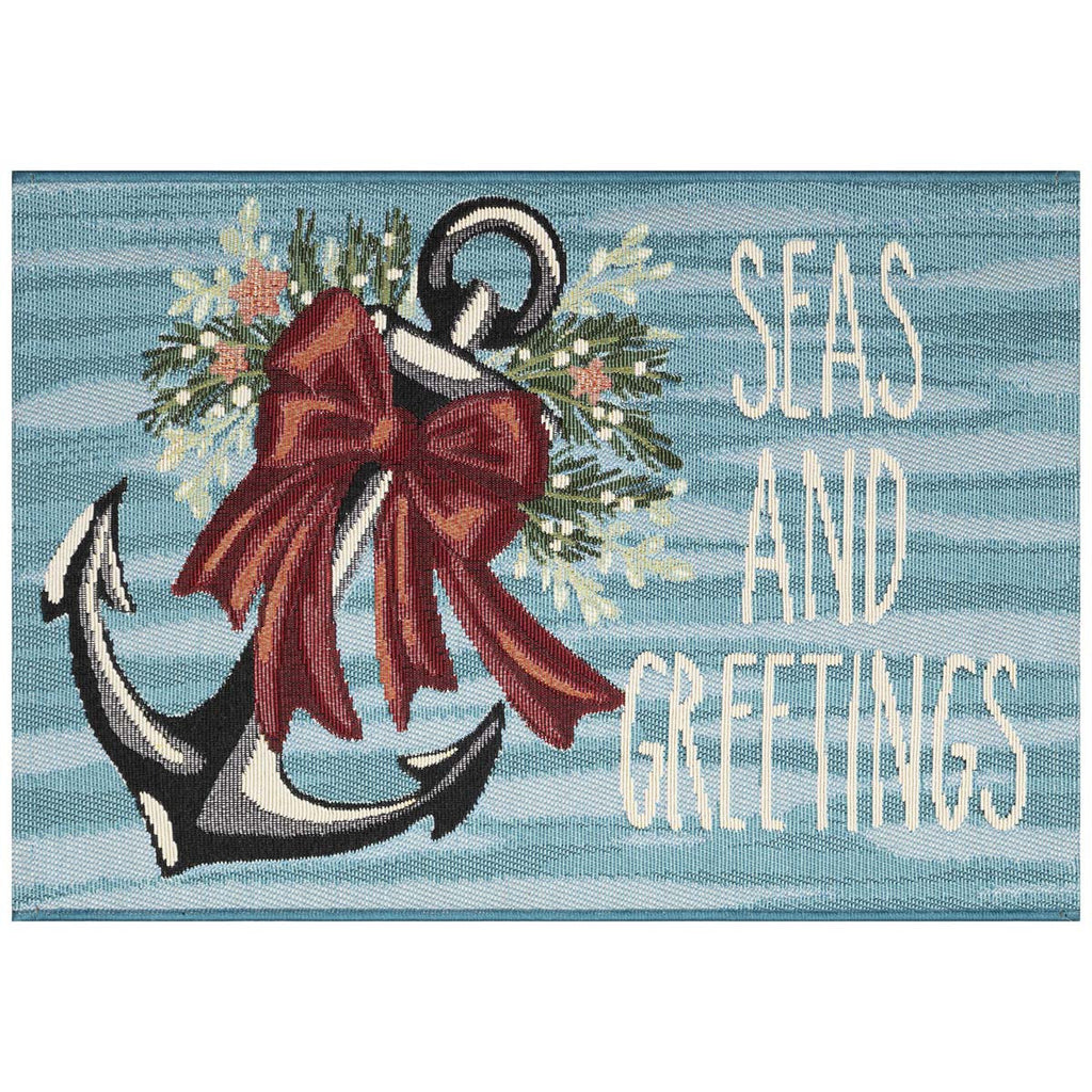 Seas and Greetings Floor Mat - 2 x 3