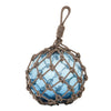 Small Glass Buoy Decorative Sphere - Light Blue