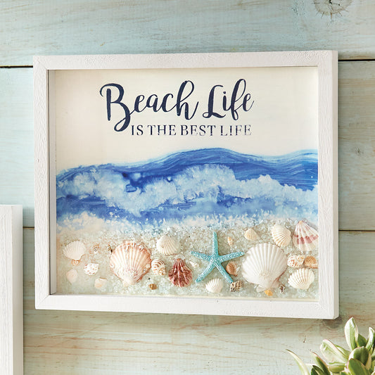 Beach Life Shadow Box