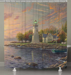 Thomas Kinkade Serenity Cove Shower Curtain