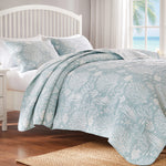 Tropical Waters Coverlet Set - King