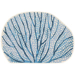 Coral Fan Navy Indoor/Outdoor Rug - 2 x 3 - OUT OF STOCK UNTIL 08/19/2026