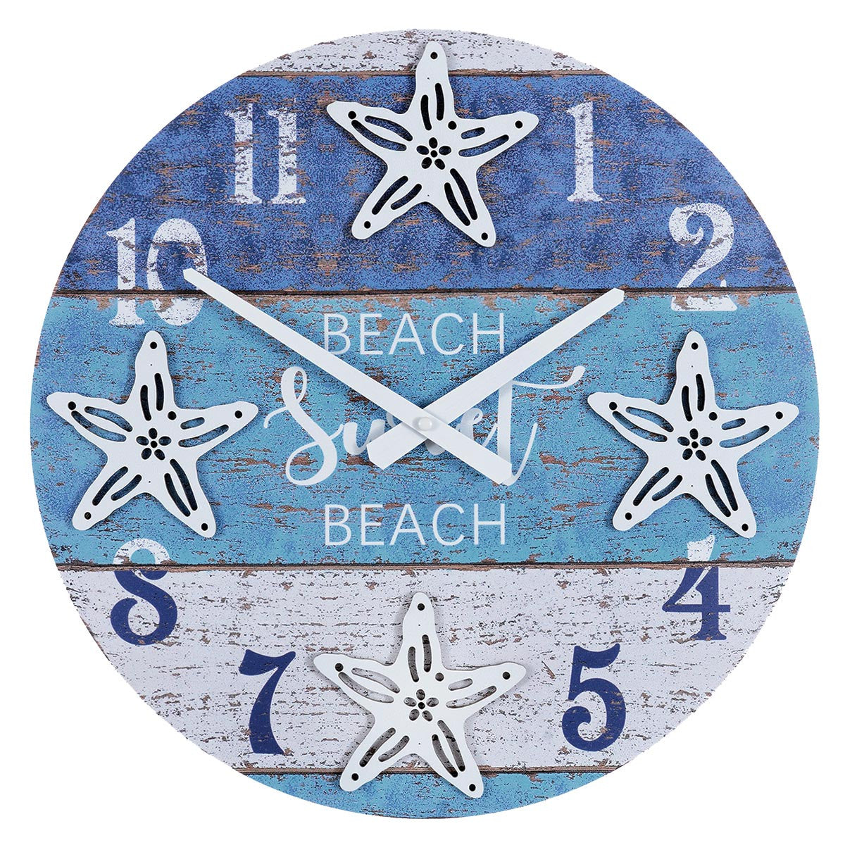 Sunset Beach Starfish Wall Clock