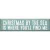 Seaside Christmas Wood Sign